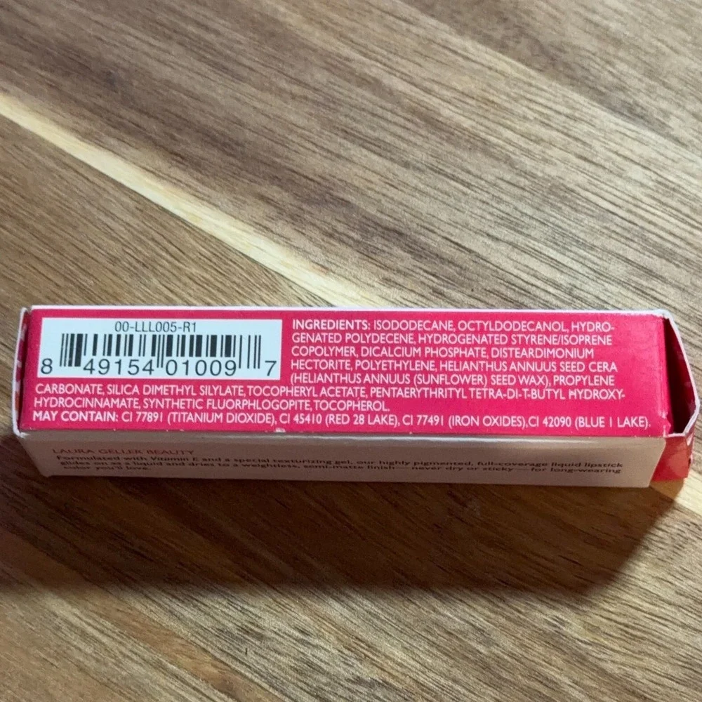 Laura Geller Luscious Lips Liquid Lipstick CANDY PINK‎ 0.20oz NIB